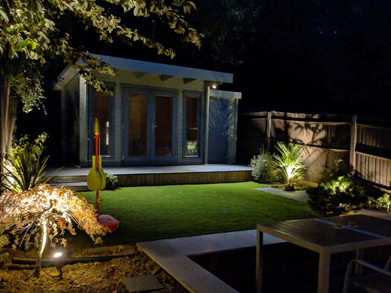 anti glare garden lighting in wiltshire